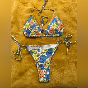 SHEIN Women’s Flowered Bikini